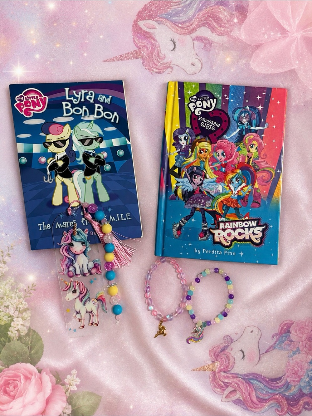Unicorn show fandom vibes handcrafted bundle with books! 🦄